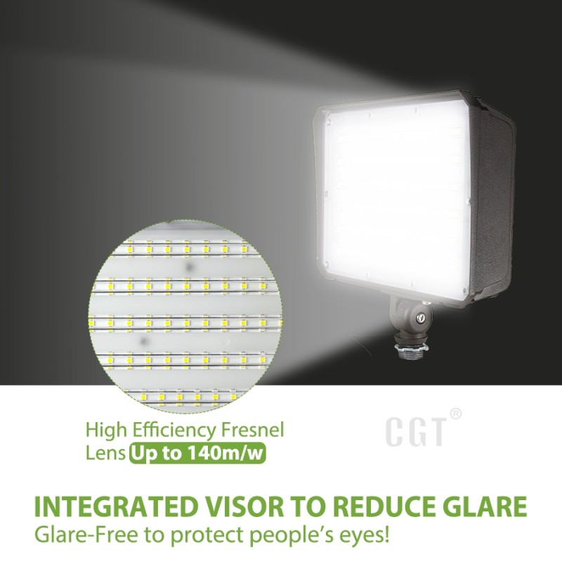 GL FL C3 E LED Flood Light with Photocell Yoke Bracket Canadian Wholesale Lighting